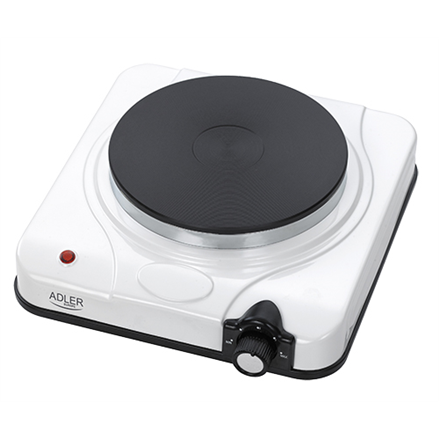 Adler | Free standing table hob | AD 6503 | Number of burners/cooking zones 1 | Electric | White