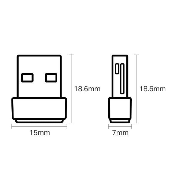 WRL ADAPTER 600MBPS USB/ARCHER T2U NANO TP-LINK