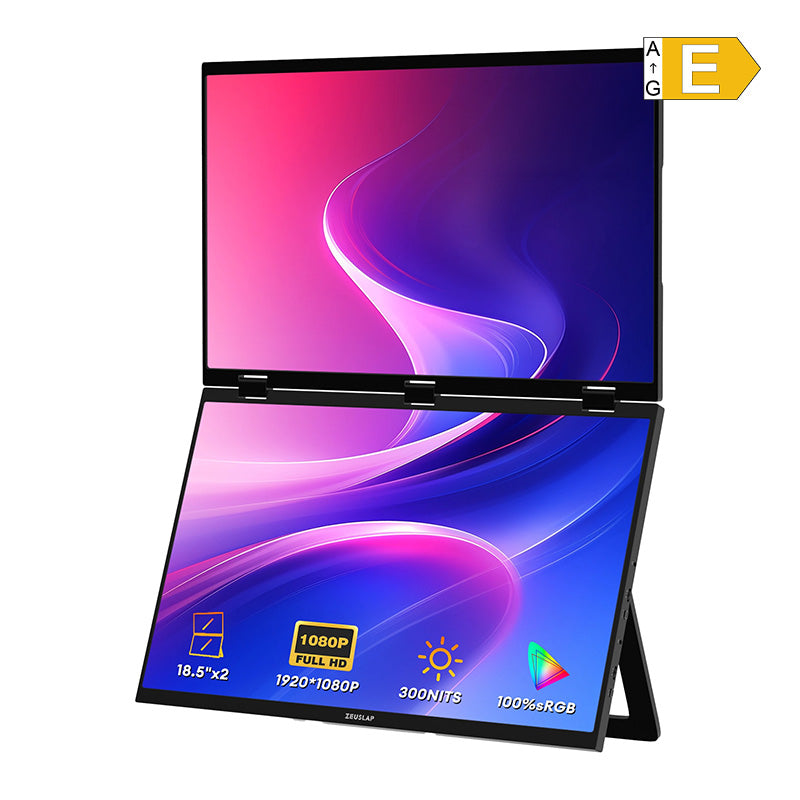 ZEUSLAP Z18W Dual 18" Portable Monitor - Image 1