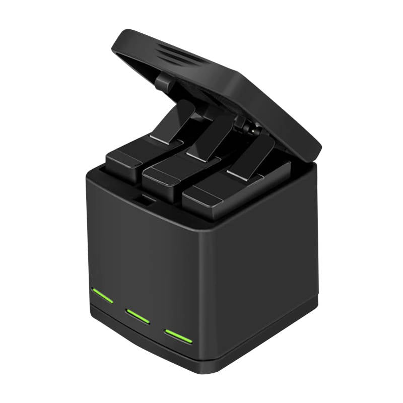 Telesin Box three-channel charger for GoPro Hero 5/6/7/8 + 2 batteries (GP-BNC-801) - Image 2