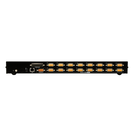 Aten | 1-Local/Remote Shared Access 16-Port PS/2-USB VGA KVM Over IP Switch | CS1716I-AT-G | 1 x SPHD Male (Yellow), 16 