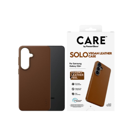 CARE by PanzerGlass Solo Case Brown Samsung New Galaxy S26 Plus | PanzerGlass