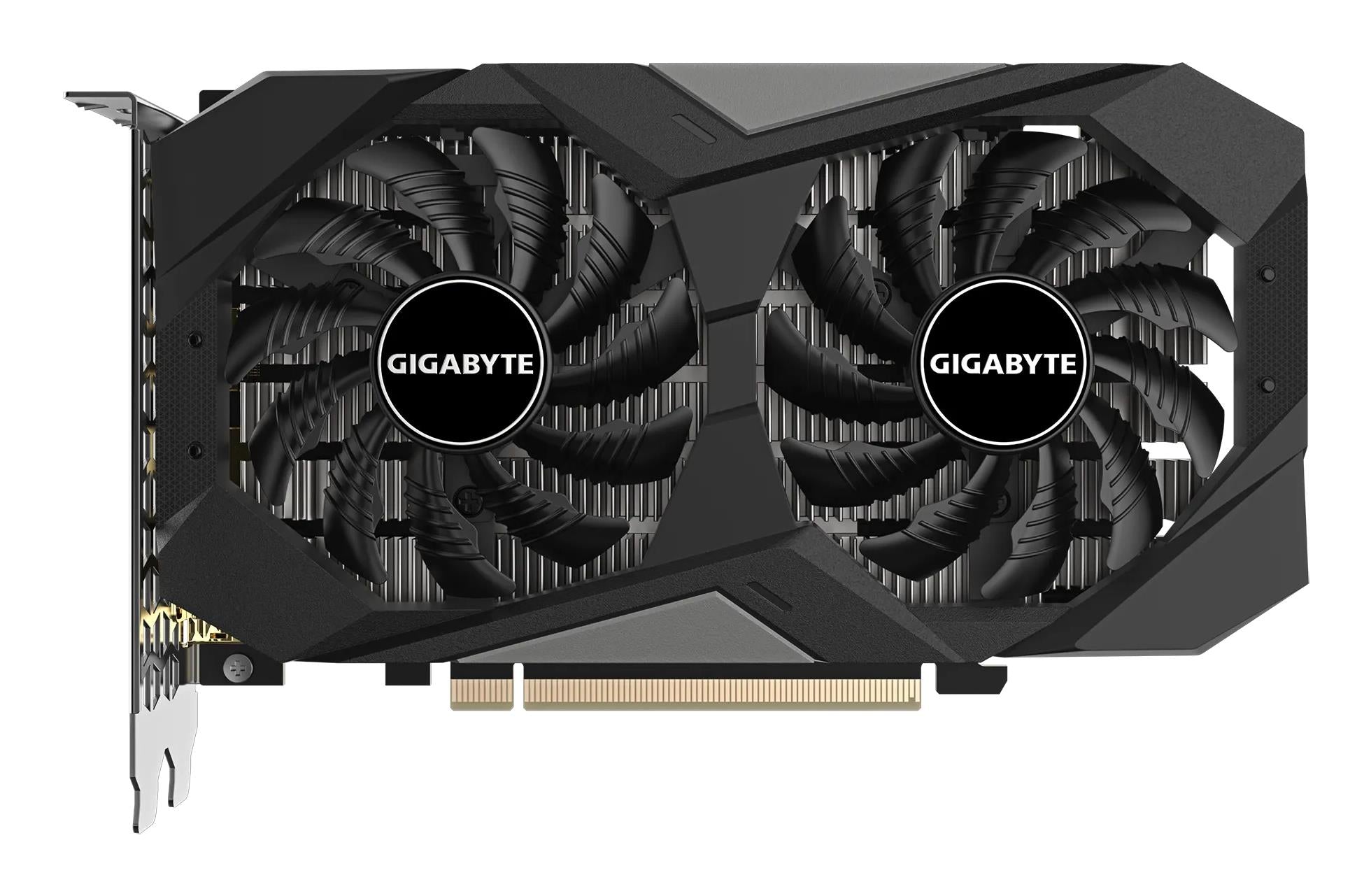 Graphics Card GIGABYTE NVIDIA GeForce RTX 3050 6 GB GDDR6 96 bit PCIE 4.0 16x Memory 14000 MHz GPU 1477 MHz 2xHDMI 2xDisplayPort GV-N3050WF2OCV2-6GD