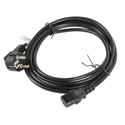 Lanberg | CEE 7/7 to IEC 320 C13 Power Cord | CA-C13C-11CC-0030-BK