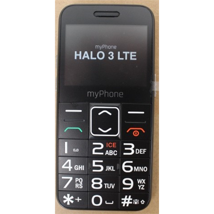 SALE OUT. myPhone HALO 3 LTE (Black) Single SIM 2.31" IPS 240x320/128MB/64MB RAM/SD Card/4G LTE | myPhone HALO | 3 LTE |