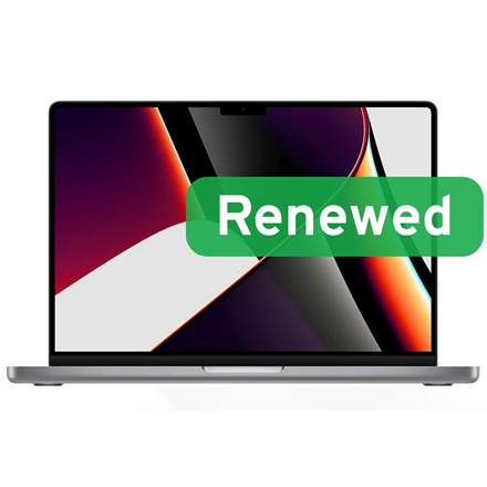 Apple Renewed Grade C | MacBook Pro 14 A2442 | 14 " | 16 GB | SSD | 1000 GB | Apple M1 Pro 10-core CPU | macOS | Keyboar