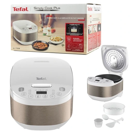 TEFAL | Multifunctional pot | RK622130 | 750 W | 4 L | Number of programs 12 | White