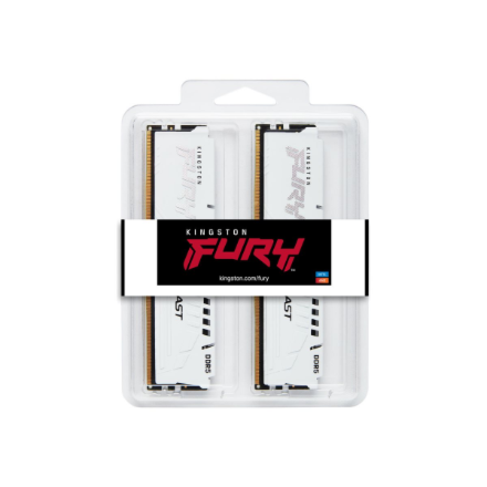 Kingston KF560C30BWE-16 16GB 6000MT/s DDR5 CL30 DIMM FURY Beast White EXPO | Kingston