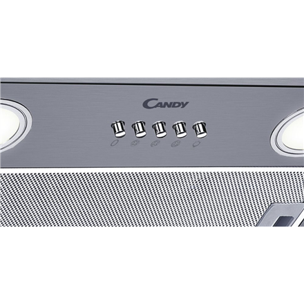 Candy | Hood | CBG625/1X | Canopy | Energy efficiency class C | Width 52 cm | 207 m³/h | Mechanical | LED | Stainless St