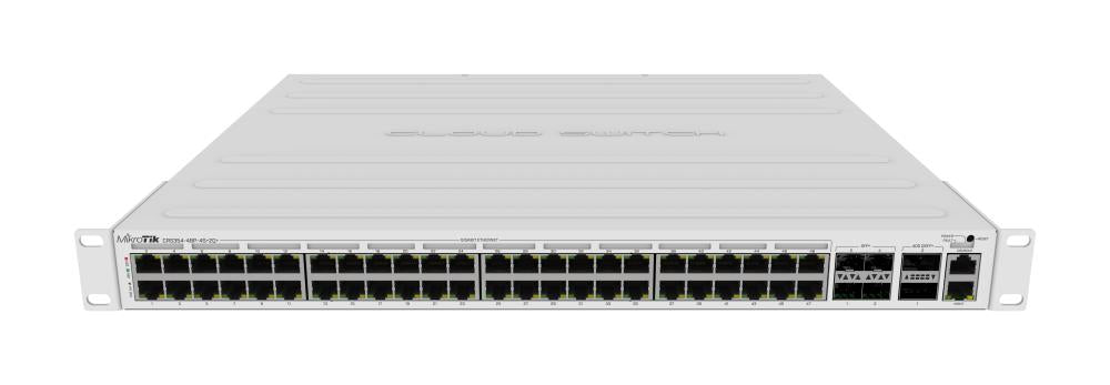 Switch MIKROTIK CRS354-48P-4S+2Q+RM Type L3 4xSFP+ 2xQSFP+ 1 PoE ports 48 CRS354-48P-4S+2Q+RM