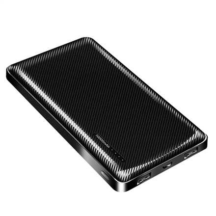 Logilink Power bank, Li-Po, 2x USB-A, USB-C | PA0316 | 10000 mAh | Black
