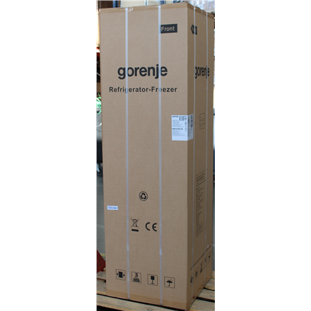 SALE OUT. Gorenje NRK418ECS4 Refrigerator, E, Free standing, Combi, Height 182.4 cm, Net Fridge 171 L, Net Freezer 85 L,