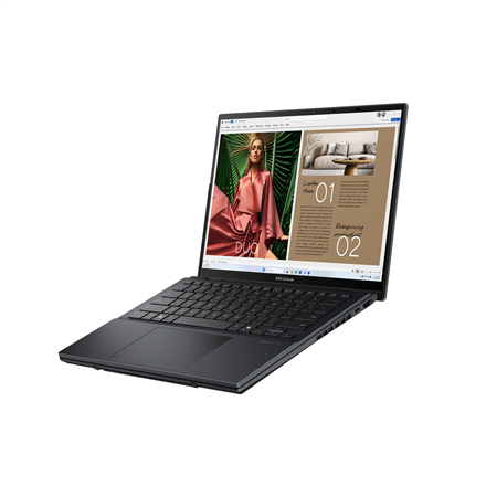 Asus | Zenbook Duo UX8406CA-PZ009W | Basalt Gray | 14 " | OLED | Touchscreen | 3K | 2880 x 1800 pixels | Glossy | Intel 