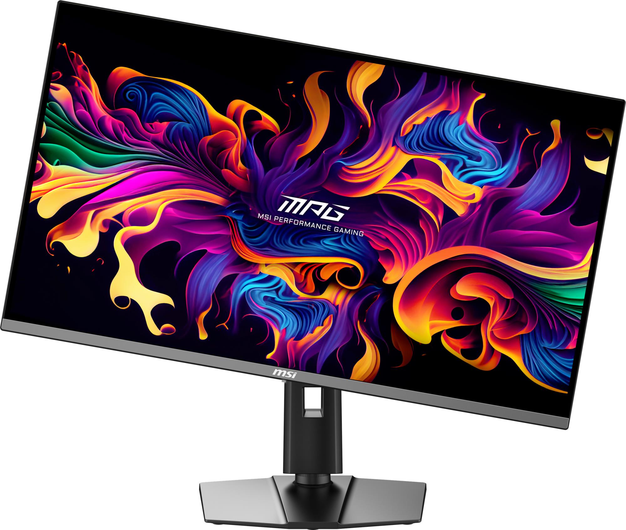 Monitor MSI 31.5" Gaming/4K Panel QD-OLED 3840x2160 16:9 Matte 0.03 ms Swivel Pivot Height adjustable Tilt Colour Black MPG321URXQD-OLED