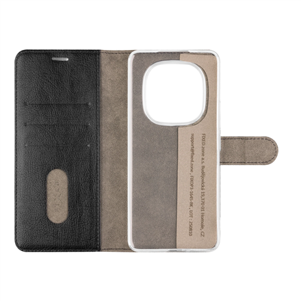 Fixed Opus | Book Case | Xiaomi | Redmi Note 15 Pro 4G | Synthetic leather | Black