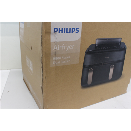 SALE OUT. Philips Dual Steam Air Fryer | NA552/00 5000 Series | Power 2750 W | Capacity 9 L | RapidAir Plus | Black | DA