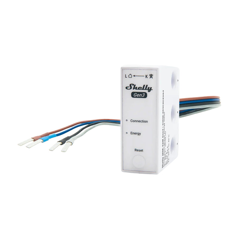 Shelly 3EM-63W Gen3 1/3-channel WiFi energy meter (wired model) - Image 1