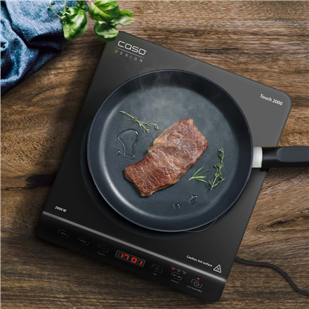 Caso | Hob | Touch 2000 | Number of burners/cooking zones 1 | Touch | Induction | Black
