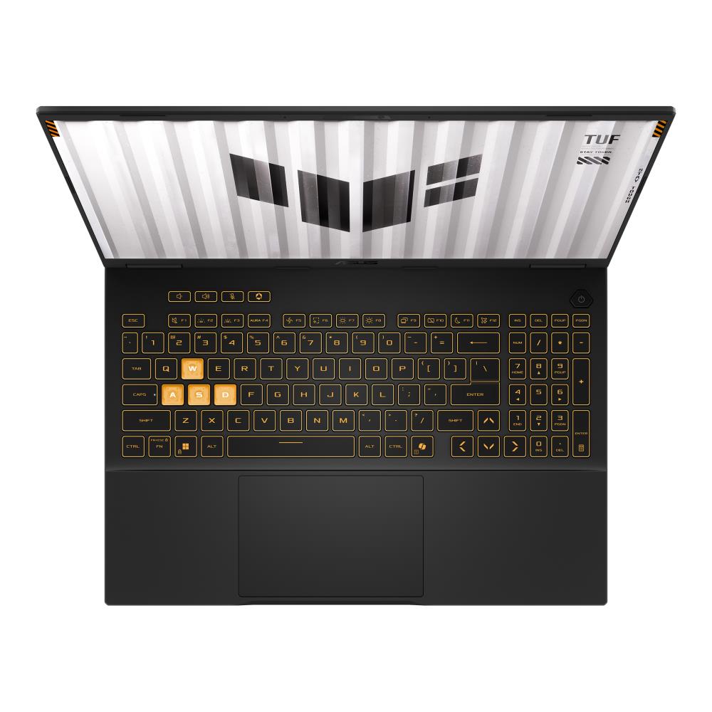 Notebook ASUS TUF Gaming F16 (2025) FX608JH-RV002W CPU Core i5 i5-13450HX 2400 MHz 16" 1920x1200 RAM 16GB DDR5 5600 MHz SSD 512GB NVIDIA® GeForce RTXT 5050 Laptop GPU 8GB ENG Windows 11 Home Grey 2.2 kg 90NR0MH1-M002B0