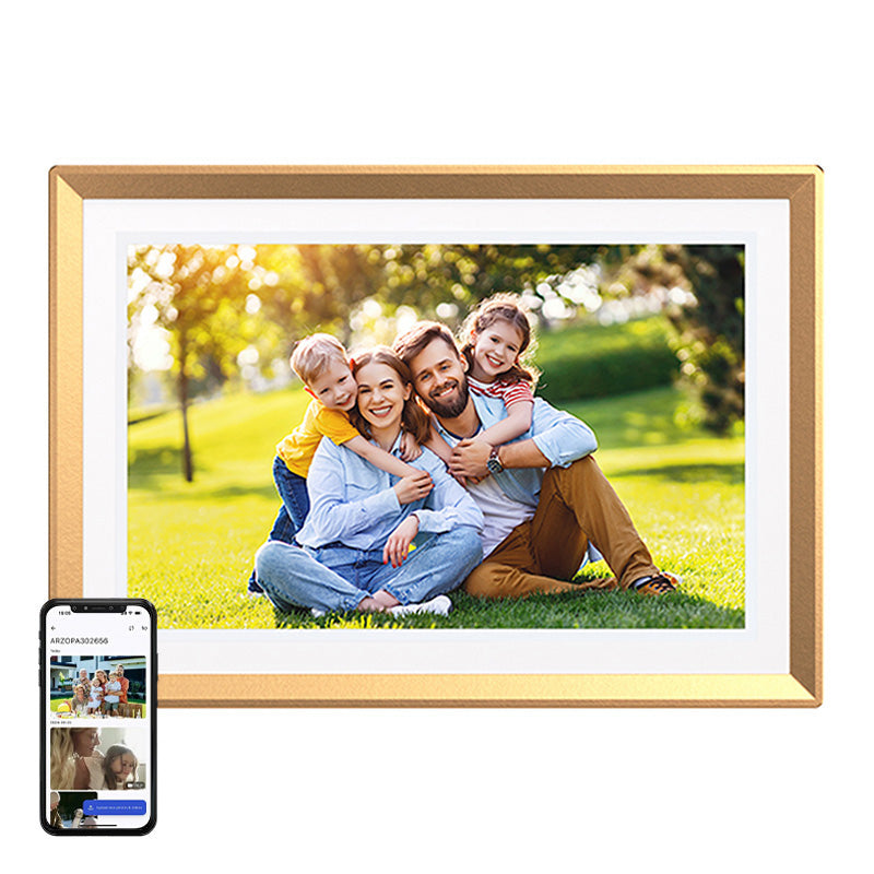 Arzopa D10 (gold) 10.1" digital photo frame - Image 1