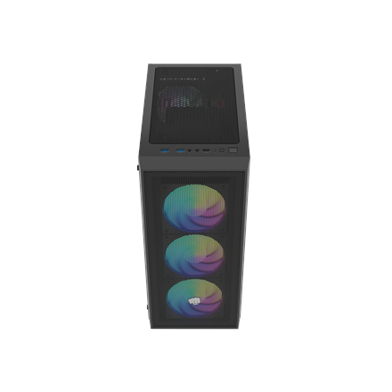 Fury PC Case | SHOBO SH8F ARGB | Black | Midi Tower