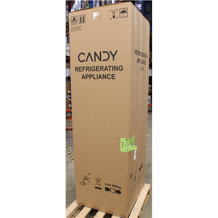 SALE OUT. Candy ECN2CQTEX206 Refrigerator, E, Freestanding, Combi, Height 205cm, Fridge net 289 L, Freezer net 120 L, St
