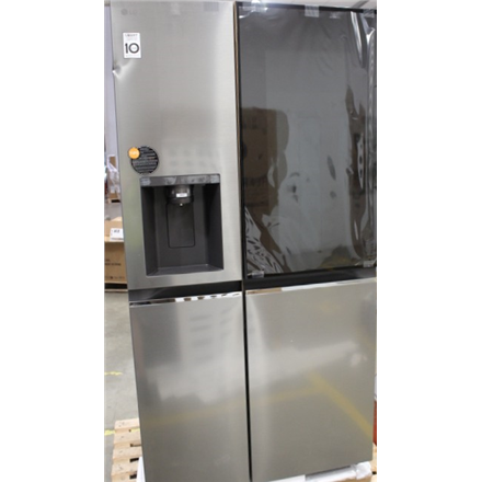 SALE OUT. LG GSGV81PYLL Refrigerator, Free-standing, Side by Side, E, Height 1.79 m, Net fridge 416 L, Net freezer 190 L