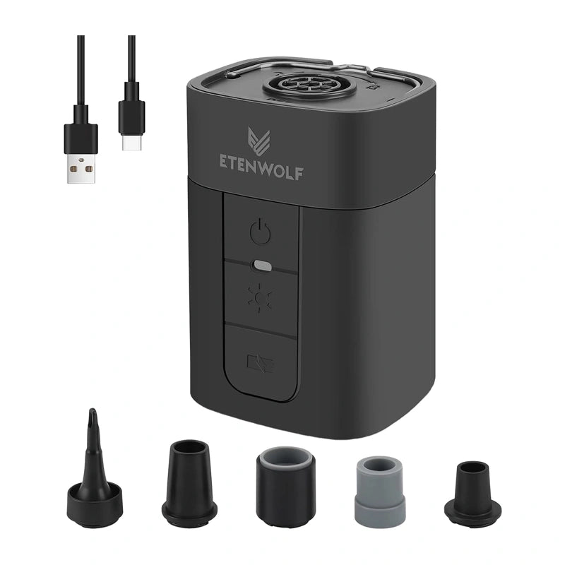 Etenwolf AIR 5 Pro 10400mAh Electric Pump (Black) - Image 2