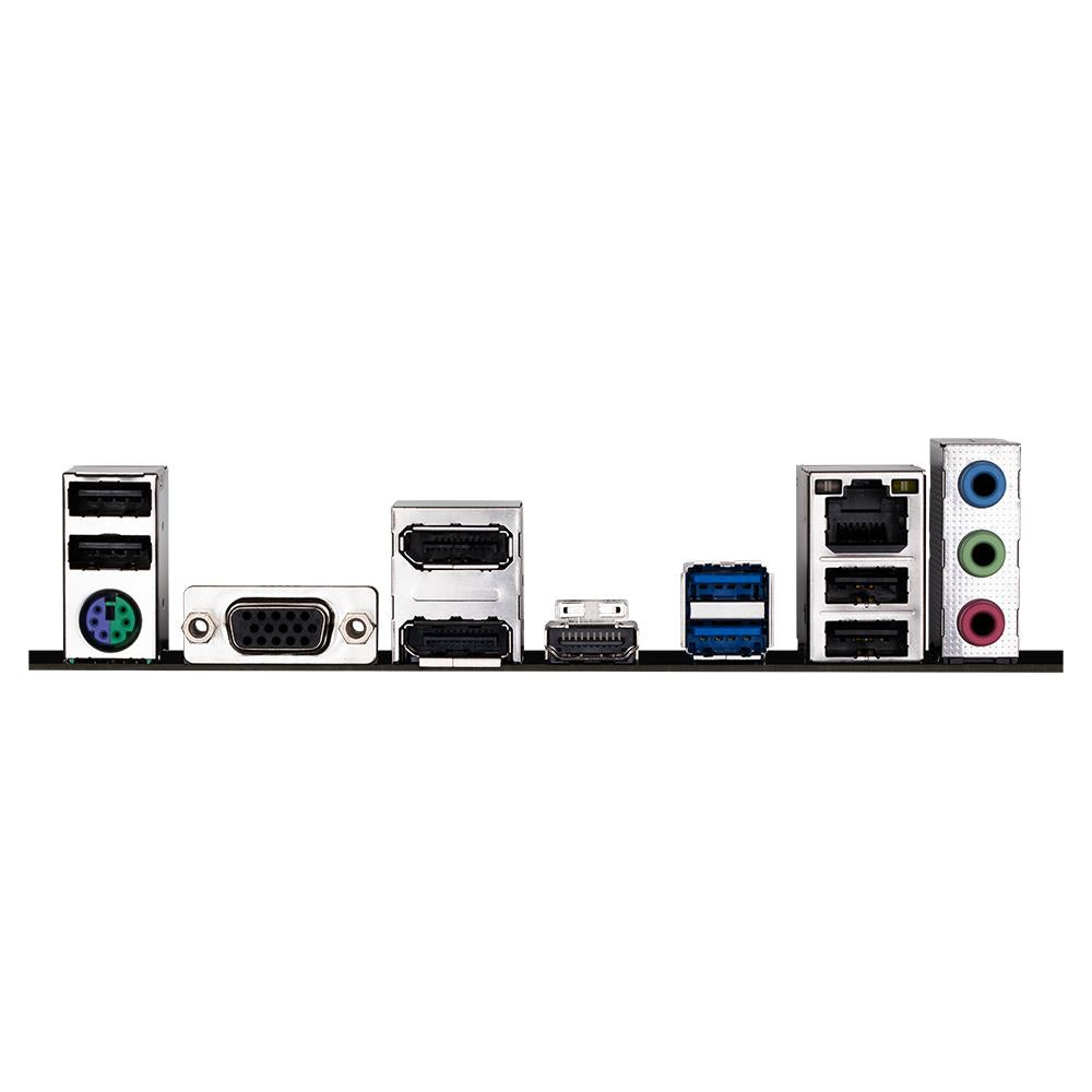 Mainboard GIGABYTE Intel H610 LGA1700 Micro-ATX Memory DDR5 Memory slots 2 1xPCI-Express 3.0 1x 1xPCI-Express 4.0 16x 1xM.2 1x15pin D-sub 1xHDMI 2xDisplayPort 4xUSB 2.0 2xUSB 3.2 1xPS/2 1xRJ45 3xAudio port H610MS2HV21.0
