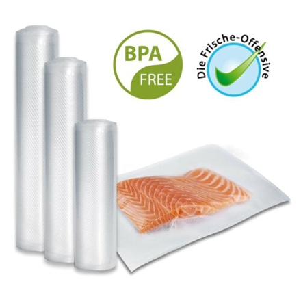 Caso | Foil set 2 for vacuuming + Sous Vide Cooking | 01236 | Dimensions (W x L) 30 x 40 cm, 20 x 600 cm, 28 x 600 cm, 3