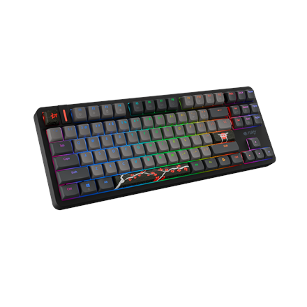 Fury Kanabo K6 | Gaming Keyboard | Wired | US | Linear | Black/Gray