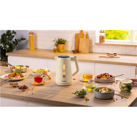 Bosch Kettle | TWK1M127 | Electric | 2400 W | 1.7 L | Plastic | Cream