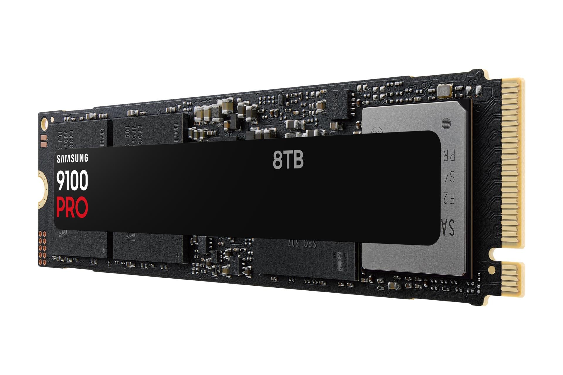 SSD SAMSUNG 9100 PRO 8TB M.2 NVMe TLC Write speed 13400 MBytes/sec Read speed 14800 MBytes/sec 3.88mm TBW 4800 TB MZ-VAP8T0BW