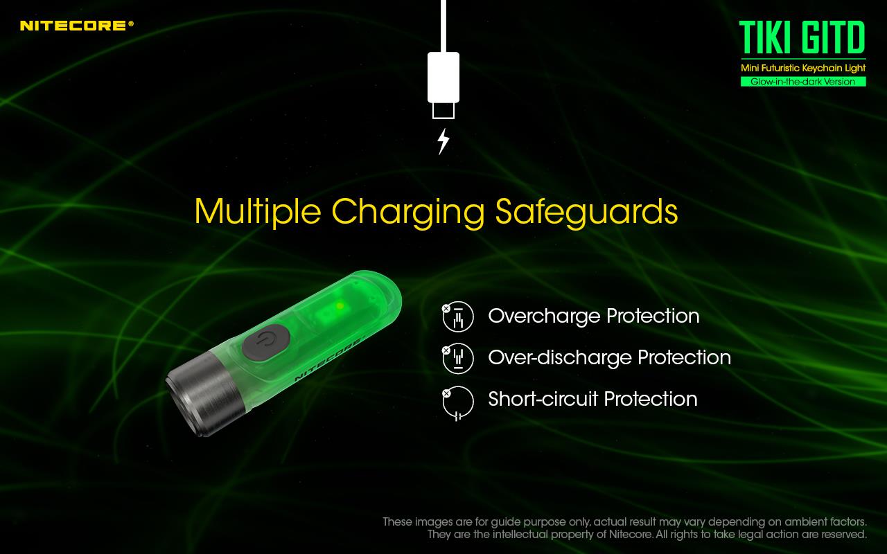 FLASHLIGHT T SERIES 300 LUMENS/TIKI GITD NITECORE