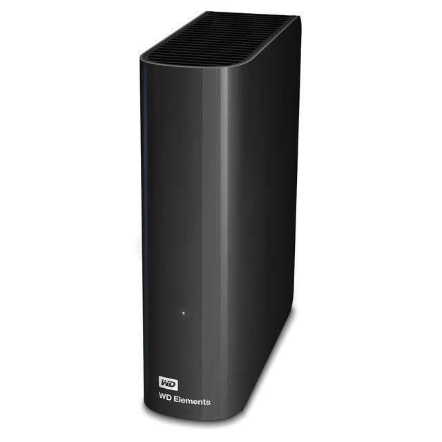 External HDD WESTERN DIGITAL Elements Desktop 6TB USB 3.0 Drives 1 Black WDBWLG0060HBK-EESN