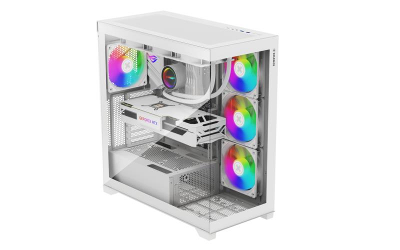 Case XILENCE ATX/micro ATX/Mini-ITX White Midi Tower PC X818.W.ARGB