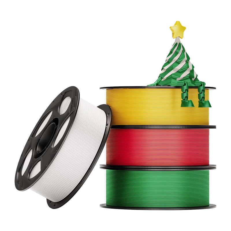 Christmas PLA Anycubic filament set (4 pcs). - Image 1