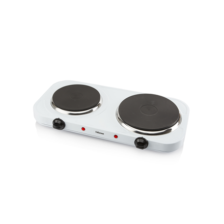Tristar | Free standing table hob | KP-6245 | Number of burners/cooking zones 2 | Rotary | Electric | White