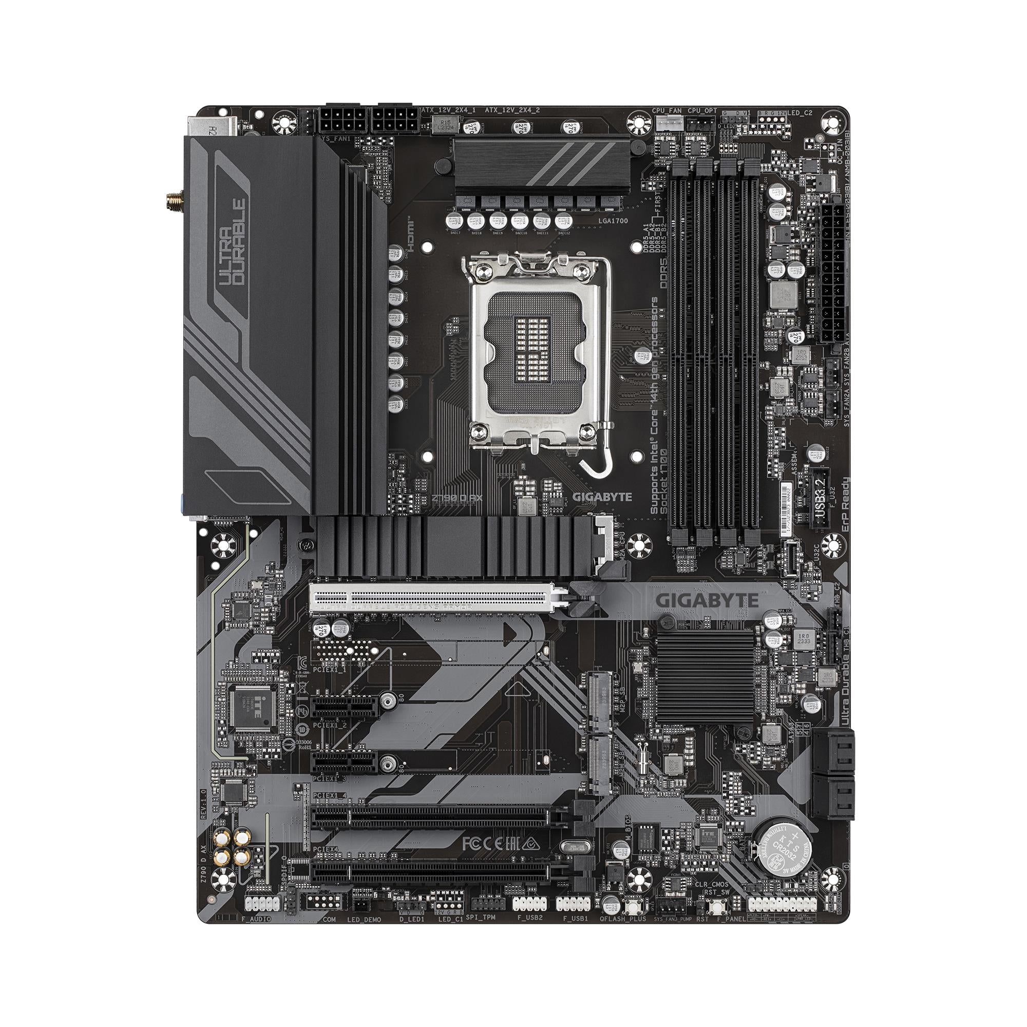 Mainboard GIGABYTE Intel Z790 LGA1700 ATX Memory DDR5 Memory slots 4 Z790DAX1.1