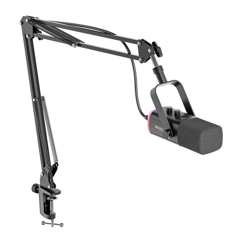 Fifine AM8T gaming microphone with boom arm (black) - Image 2