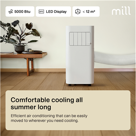 Mill MPAC5000 | Air Conditioner | Number of speeds 2 | White