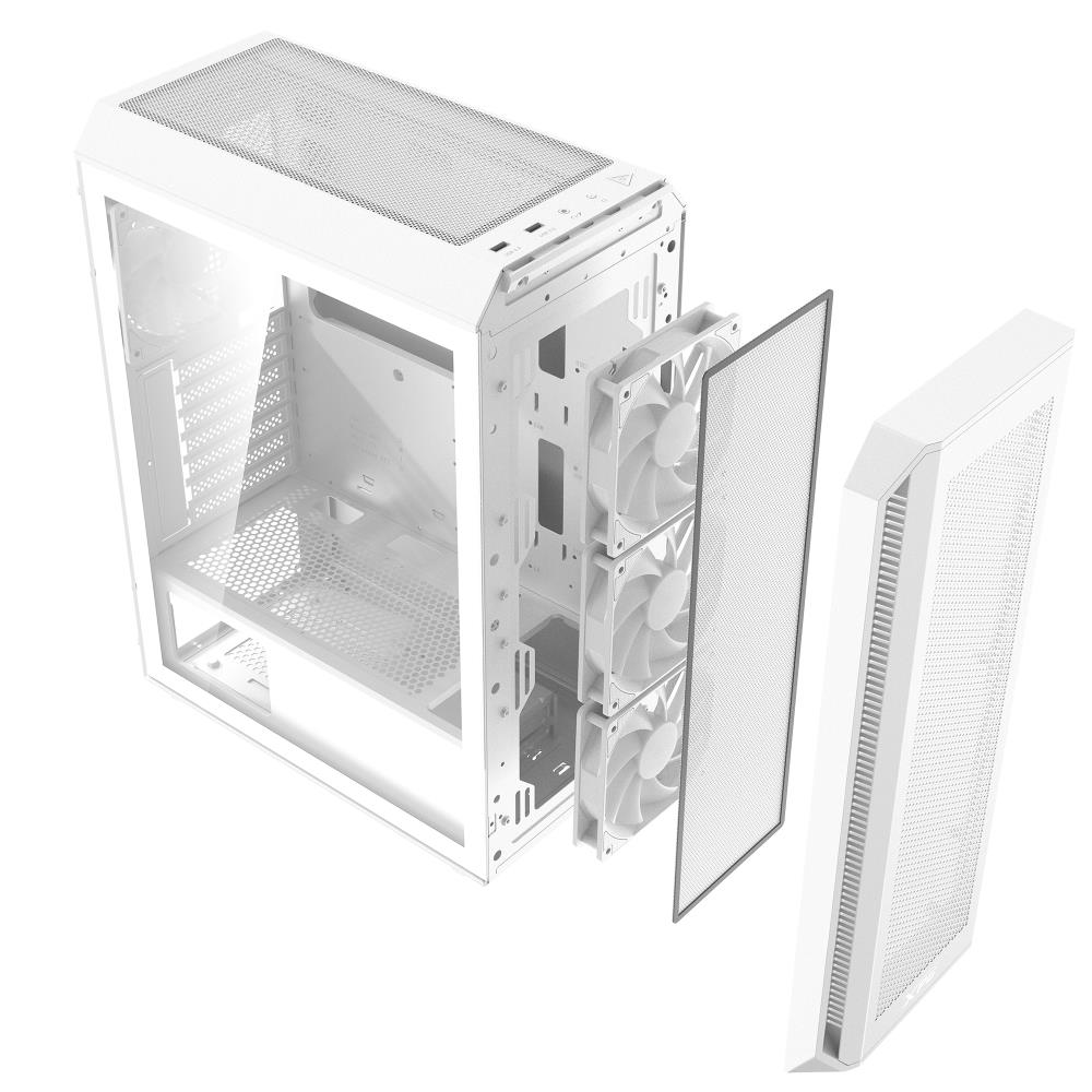 Case ADATA VALOR AIR PLUS MID MidiTower Case product features Transparent panel ATX MicroATX MiniITX Colour White VALORAIRPLUSMTA-WHCWW