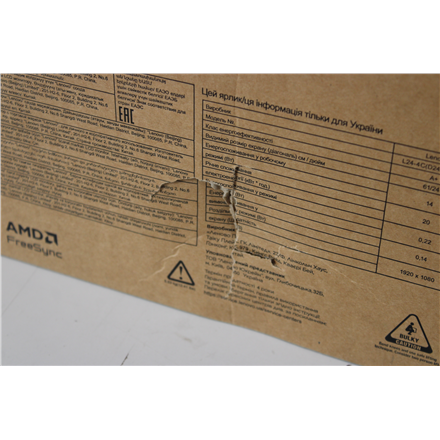 SALE OUT. Lenovo L24-4C 23.8 IPS 1920x1080/16:9/250 nits/HDMI/Grey/3Y Warranty | SALE OUT. L24-4C | 23.8 " | IPS | 16:9 
