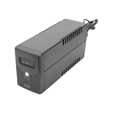 Digitus | Line-Interactive UPS | Line-Interactive UPS DN-170063, 600VA, 360W, 1x 12V/7Ah battery, 2x CEE 7/7 outlet, 2x 