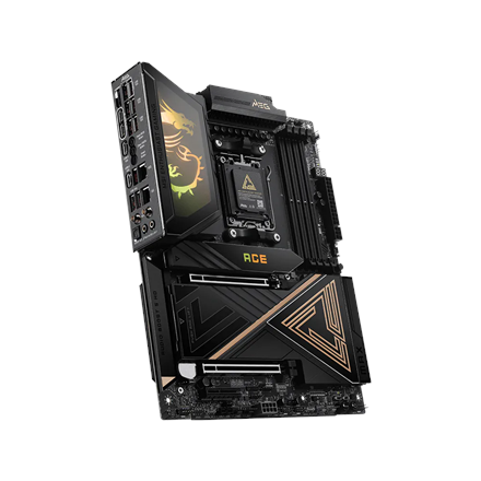 MSI MEG X870E ACE MAX | Processor family AMD | Processor socket AM5 | DDR5 | Supported hard disk drive interfaces SATA, 