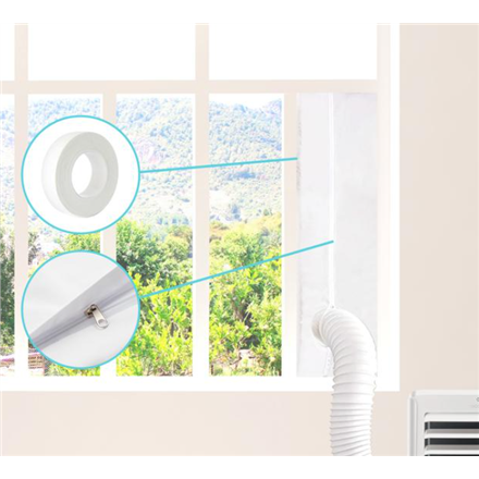 Cecotec | Insulated sliding window covering 163 x 35 cm for portable air conditioners