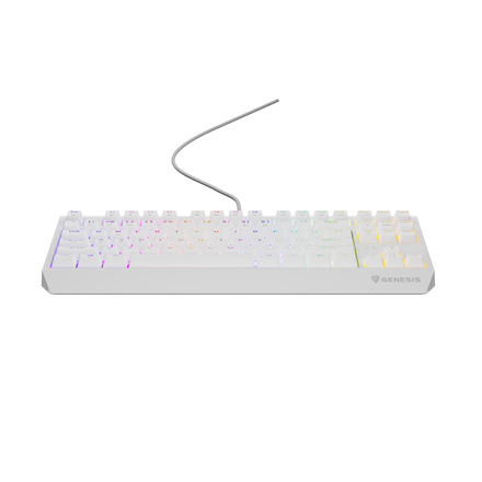 Genesis | THOR 230 | Mechanical Gaming Keyboard | Wired | US | Outemu Brown | White