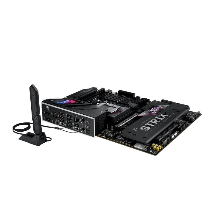 Mainboard ASUS AMD B850 SAM5 ATX Memory DDR5 Memory slots 4 1xPCI-Express 4.0 16x 1xPCI-Express 5.0 16x 5xM.2 1xHDMI 1xDisplayPort 6xUSB 2.0 6xUSB 3.0 3xUSB-C 1xOptical S/PDIF 1xRJ45 2xAudio port STRIXB850-EGAMINGWIFI