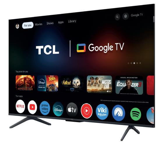 TV SET LCD 50" QLED 4K/50C61K TCL