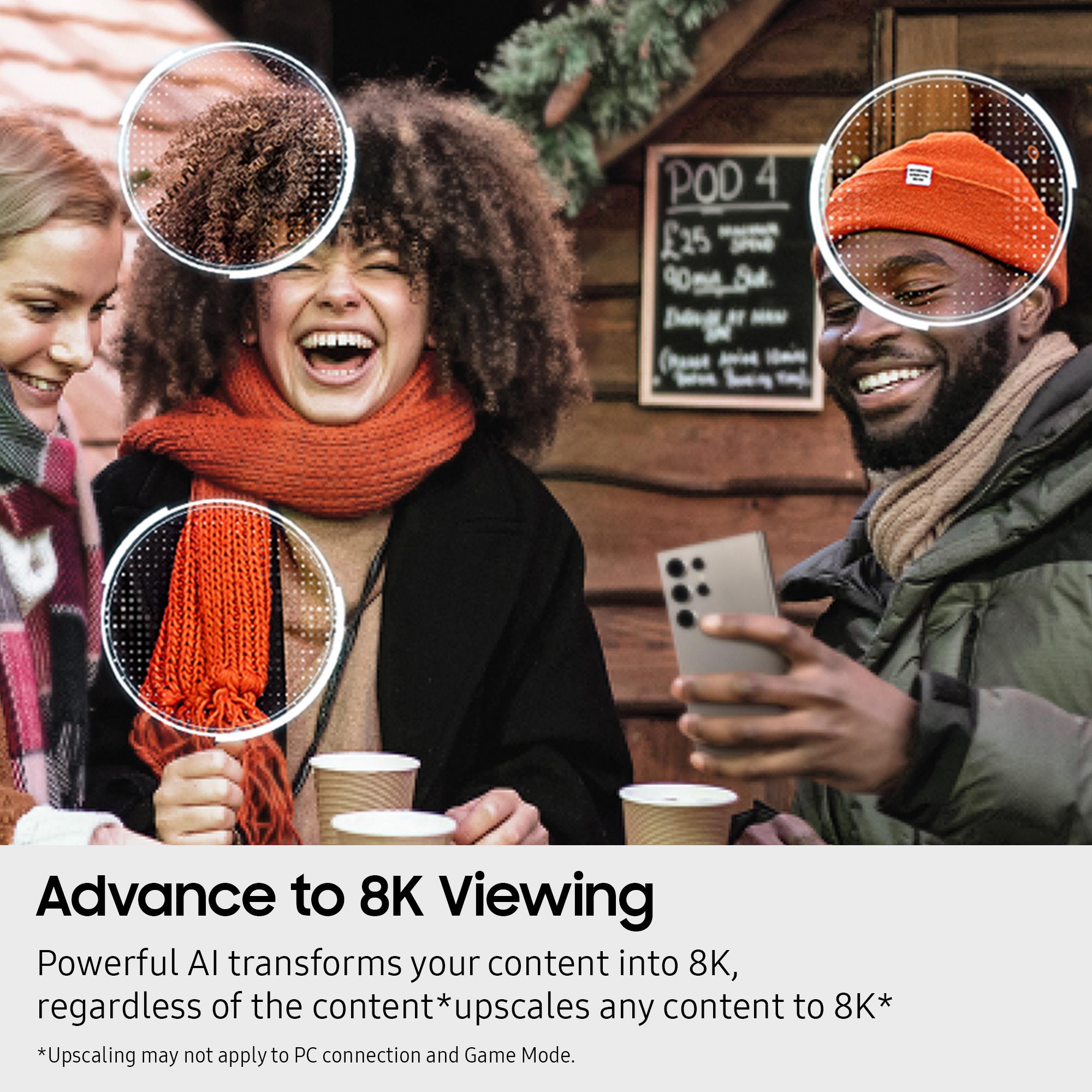 TV Set SAMSUNG 75 " 8K Ultra HD 7680 x 4320 pixels Flat Neo QLED QE75QN900FTXXH